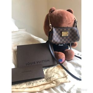 Louis vuittong Eva Damier Ebene Canvas Cross body